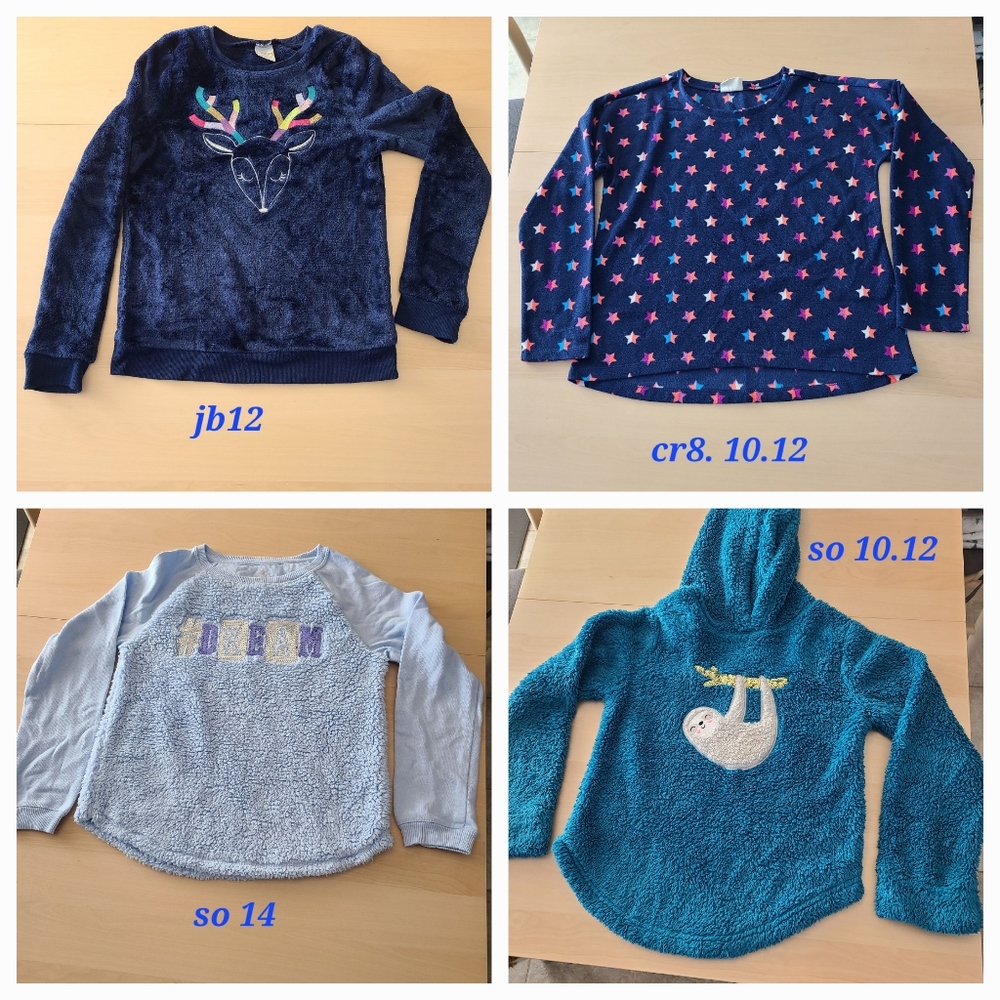 Warm fuzzy bundle sz 10.12